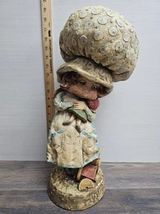 Vintage Little Bonnet Girl - Looks Like Strawberry Shortcake 17" Statue 13lbs - Bild 1 von 13