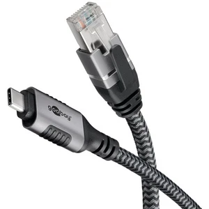 GOOBAY Ethernet-Kabel CAT6 USB-AC 3.1 auf RJ45 2m - Bild 1 von 9
