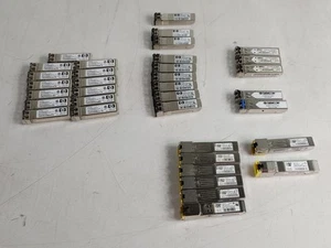 Lot Of 35 Mixed Brand Fibre Channel SFP Transceiver Modules - Picture 1 of 9