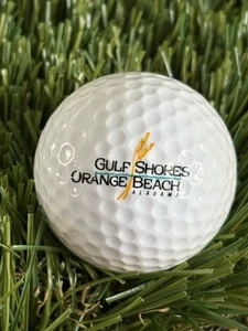 Gulf Shores Orange Beach Alabama Logo Golf Ball- AL - Picture 1 of 1