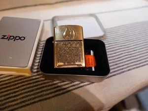 ZIPPO GUARANTEE BRASS LIGHTER 1997 - Picture 1 of 11