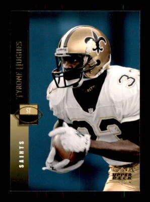 1994 FOOTBALL 1994 Upper Deck Tyrone Hughes New Orleans Saints #319 1 - Image 1 of 2