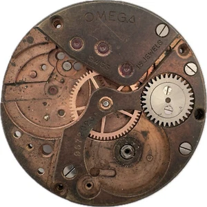 Vintage Omega 15 Jewel Mechanical Men's Wristwatch Movement 30T2 for Parts - Picture 1 of 2