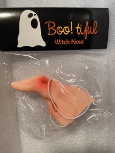 Halloween Kostüm Zubehör Erwachsene Gummi Hexennase mit Gummizug *NEU* bb1 - Bild 1 von 3
