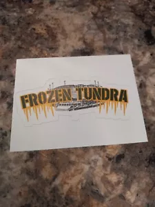 Adesivo ventola hard-core GREEN BAY PACKERS ""Frozen Tundra""! 4,0 × 1,6 - Foto 1 di 1