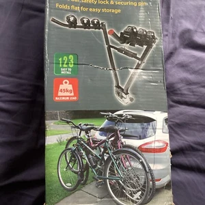 UNIVERSAL 3 BIKE RACK CARRIER TOWBALL Used Once Vgc - Picture 1 of 4