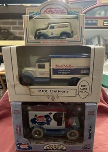 Schwans 1946 Dodge, Cast Metal, Pepsi truck, True Value Truck Set of 3 NIB - Picture 1 of 4