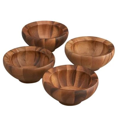 Nambé Yaro Salad Bowls, Set of 4 (5002) - Image 1 of 2