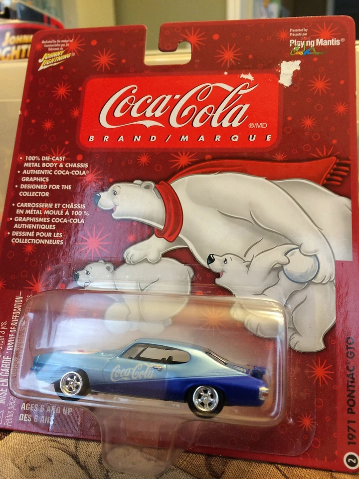 JOHNNY LIGHTNING COCA COLA 1971 PONTIAC GTO - Image 1 of 1