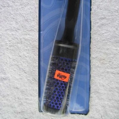 Goody Hot Curling Round Hair Brush 1 1/4" Blue Metal Barrel Curls 1999 Volume - Image 1 of 4