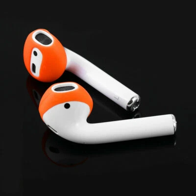 4 Pares Antideslizantes Estuche de Silicona Puntas de Auriculares para Apple Airpods1&2,Earpod Foto 1 de 4