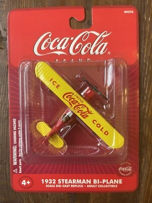 Gearbox Coca-Cola 1932 Stearman Bi-Plane 04276 Die-Cast  FREE SHIPPING! - Image 1 of 4