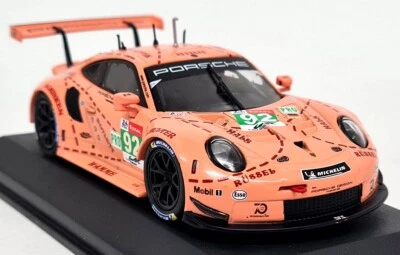 Atlas 1/43 Porsche 911 GT3 RSR Le Mans 24H 2018 Pink Pig Homenaje Coche Foto 1 de 4