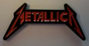 METALLICA - LOGO - SPILLA SMALTATA - Foto 1 di 1