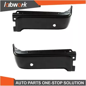 Labwork Pair Steel Rear Bumper Ends LH + RH For 2009-2014 Ford F150 Primered Blk - Picture 1 of 17