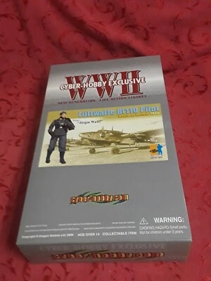 Dragon 1:6 Figure WW2 German Luftwaffe Bf110 Pilot jurgen wulff ww2 ace 70791 - Image 1 of 4