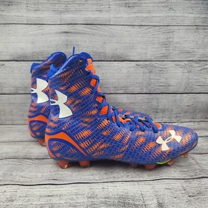 Botines de fútbol para hombre Under Armour UA Highlight MC raros azules 1258400-401 talla 12 - Imagen 1 de 7