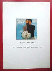LAURENT VOULZY - PETIT PLAN MEDIA / PRESS KIT  "LA FILLE D'AVRIL" - Picture 1 of 2