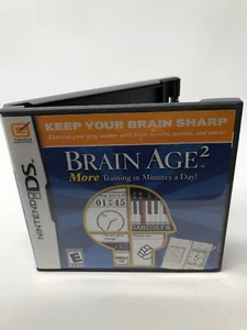 Brain Age 2: More Training in Minutes a Day (Nintendo DS, 2007) - Picture 1 of 4