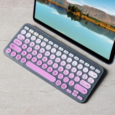 keyboard skin cover for US version  Logitech Pebble 2 Combo Wireless Key - Image 1 of 4