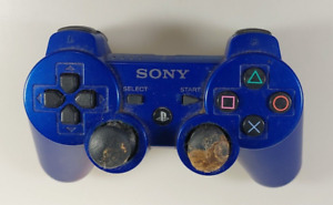 OEM Sony PlayStation 3 Controller (CECH-ZC2U) PS3 Blue DualShock 3 For Parts