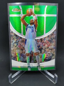 2005-06 Topps Finest Green Refractor Jason Terry #ed 89/89 Mavericks