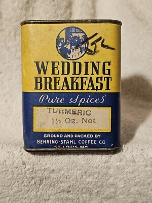 Wedding Breakfast Spice Tin Can Advertising  - Imagem 1 de 4
