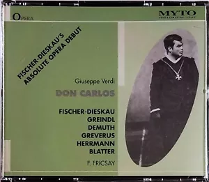 Verdi: Don Carlos (3 CDs, Myto) Dietrich Fischer Dieskau, Josef Greindl - Bild 1 von 2