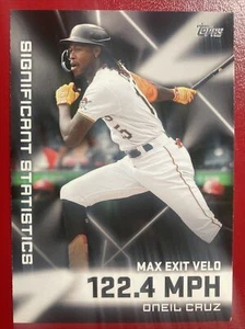 2023 Topps Series 2 - Significant Statistics #SS-8 Oneil Cruz - Picture 1 of 2