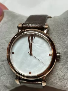 Ladies Jennifer Lopez FMDJL911 Gold Tone Mother of Pearl Quartz Watch - Picture 1 of 23