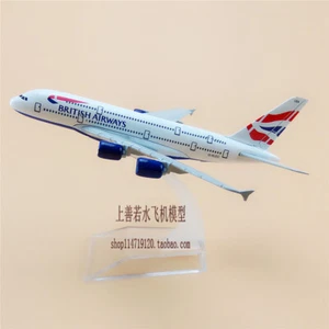 British Airways A380 Simulation Alloy Aircraft Model 16Cm - Picture 1 of 7