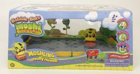 Moshi Monsters Bobble Bots Cobblestone Garden Jeepers Large Starter Set Sealed Cover