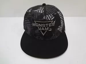Monster Jam Tire Tracks AOP Snapback Cap Hat NEW NWOT - Picture 1 of 4