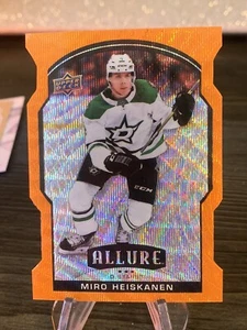 Miro Heiskanen 2020-21 Upper Deck Allure #41 Orange Slice Die-Cut Parallel - Picture 1 of 2