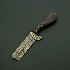 Custom Handmade Damascus steel Classical Knife Hunting rosewood/sheath