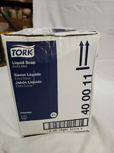 Tork Premium Extra Mild Liquid Soap-Unscented-LOT OF 6-1 Liter Bottles-TRK400011 - Picture 1 of 3