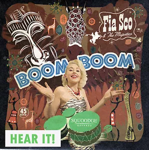 ROCKABILLY: FIA SCO & THE MAJESTICS-Boom Boom/Garbage SQUOODGE - BLACK WAX - Picture 1 of 1