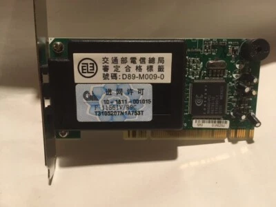 GVC 56Kbps PCI Modem MODEL SF-1156IV/R9C - Image 1 of 3