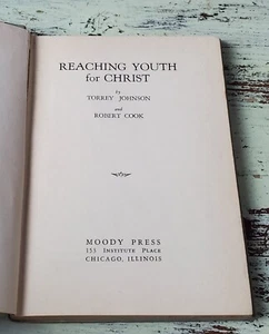Reaching Youth for Christ by Torrey Johnson & Robert Cook (1944) Hardback - Bild 1 von 3