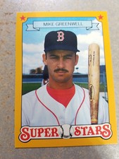 Mike Greenwell Boston Red Sox Super Stars Pacific Cards RARE Oddball NM