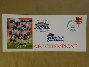 Super Bowl XXXIX January 2005 New England Patriots Stamp Cachet Envelope - Picture 1 of 6