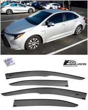 For 20-Up Toyota Corolla Sedan MUGEN Tape-On Side Window Visors Rain Deflectors
