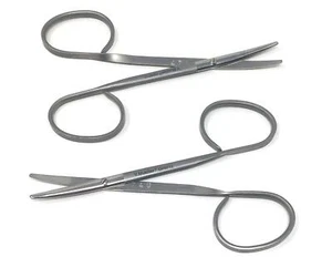V. Mueller OP5712 Strabismus Scissors Ribbon Handle 4-1/4" Curved - LOT of 2 - Picture 1 of 1