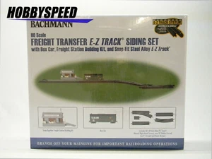 BACHMANN HO SCALE FREIGHT TRANSFER EZ TRACK SIDING SET w/ BUILDING BAC44333 NEW - Picture 1 of 3