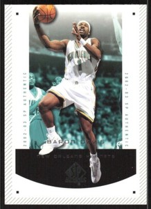 2004-05 SP Authentic Baron Davis #56 New Orleans Hornets