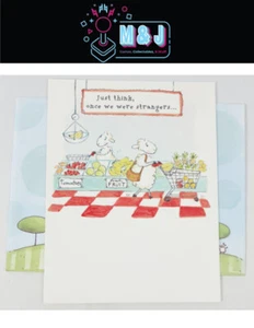 DIVERTIDO 'Once We Were Strangers...' Sheep Friends... Tarjeta de felicitación religiosa - Imagen 1 de 4