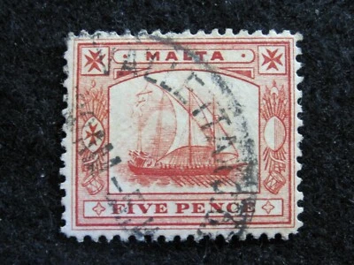 MALTA - SCOTT# 16 - USED - CAT VAL $19.00 - Image 1 of 2
