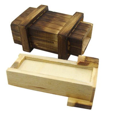Magisches Fach Holz Puzzle Box mit geheimer Schublade Denksport Kinderspielzeug - Bild 1 von 4