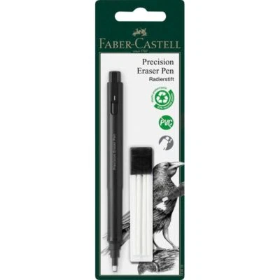 FABER-CASTELL FABER CASTELL Radierstift PRECISION ERASER PEN inkl. 4 Ersatzradierer