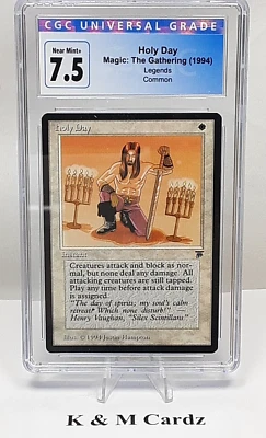 MTG - Legends - Holy Day - CGC 7.5 - Vintage - Image 1 of 4